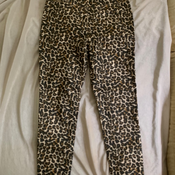 Free People Cheetah print jeans - Picture 2 of 3